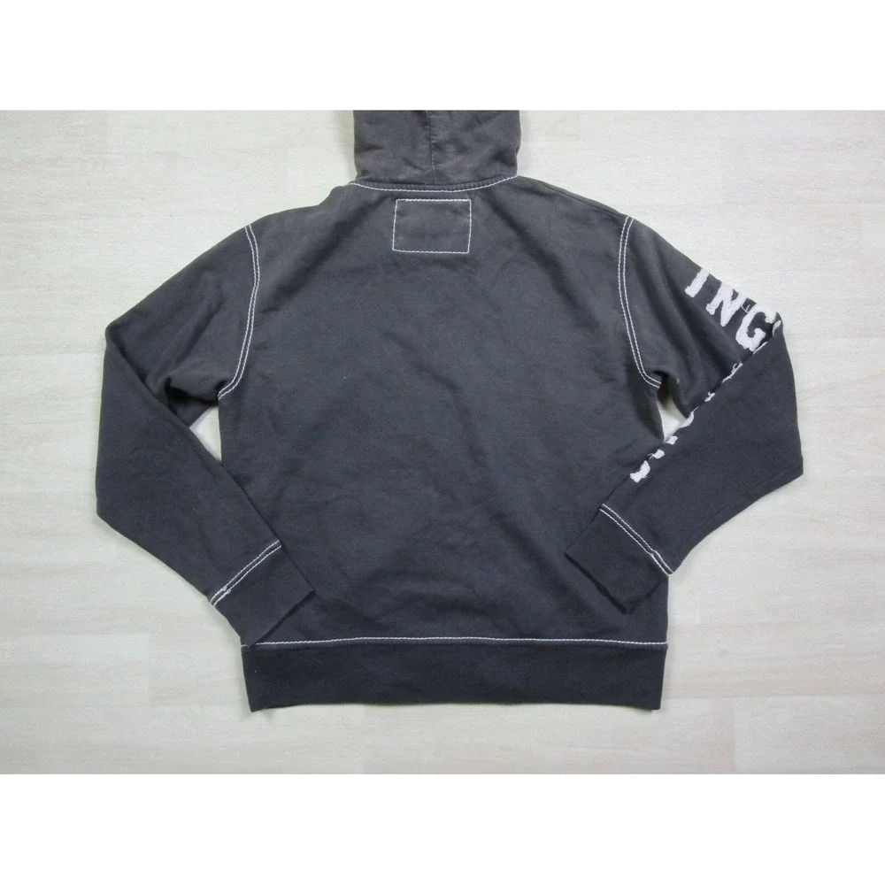 True Religion Men's Big T Hoodie‎ 3XL Full Zip Vintage Y2K 